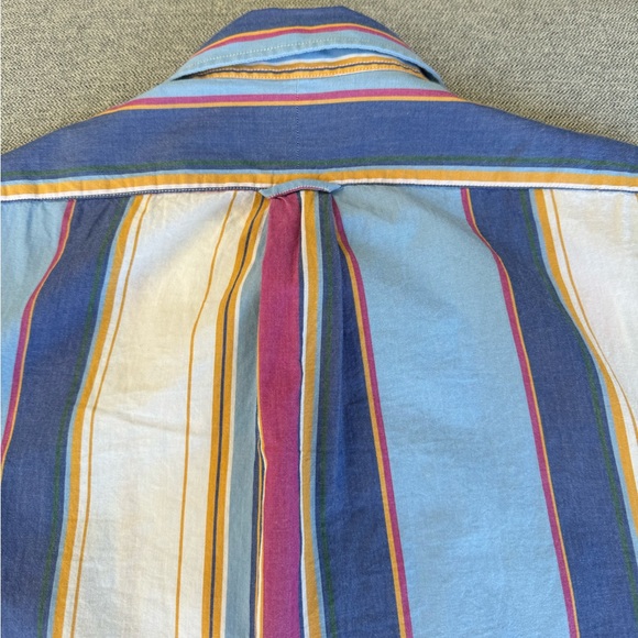 RALPH LAUREN | Classic Fit Striped Poplin Shirt - Picture 4 of 7